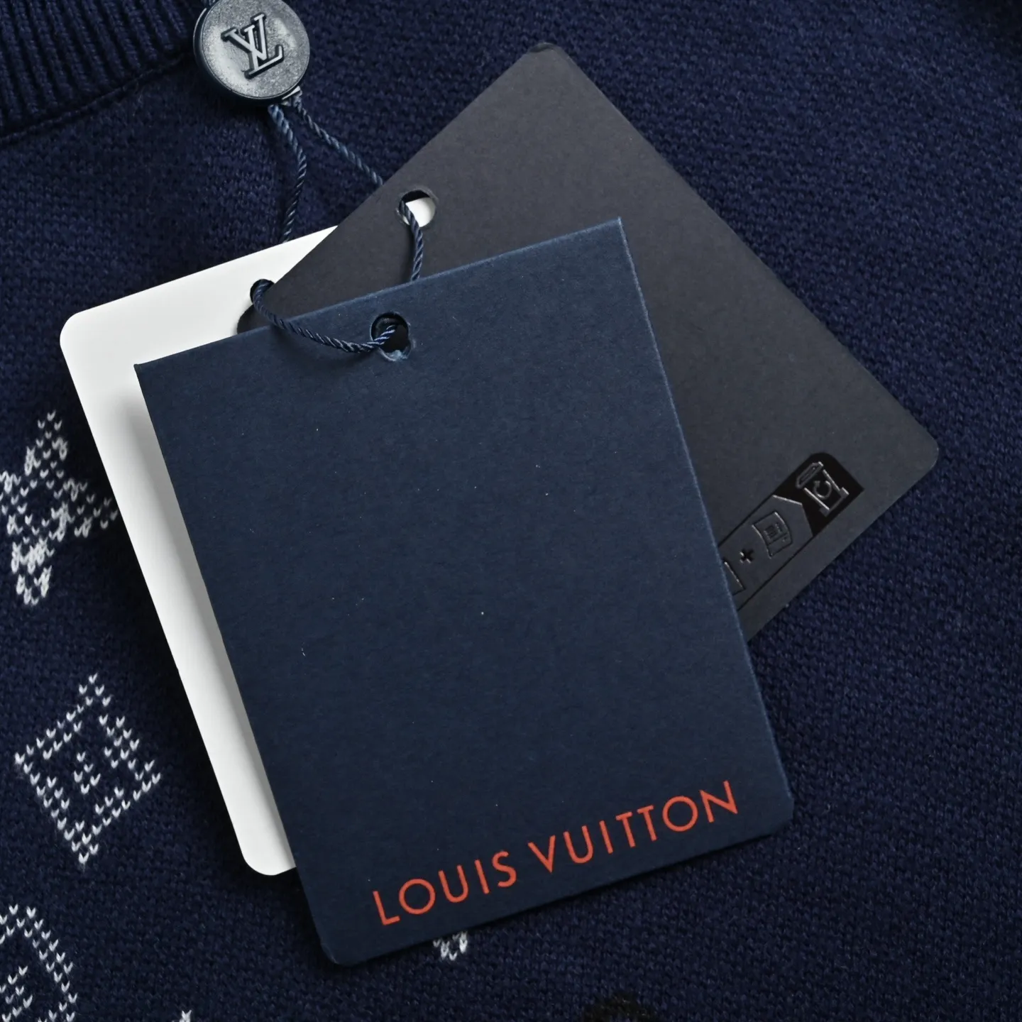 Louis Vuitton/Louis Vuitton Year of the Horse intarsia colorblock jacquard knitted short sleeves
